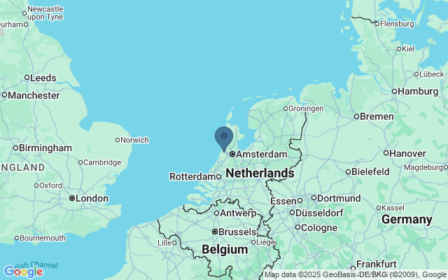 Kaart met locatie De Grote of St. Bavokerk